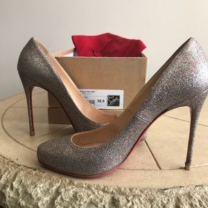 CHRISTIAN LOUBOUTIN ELISA GLITTER MINI PUMP😍